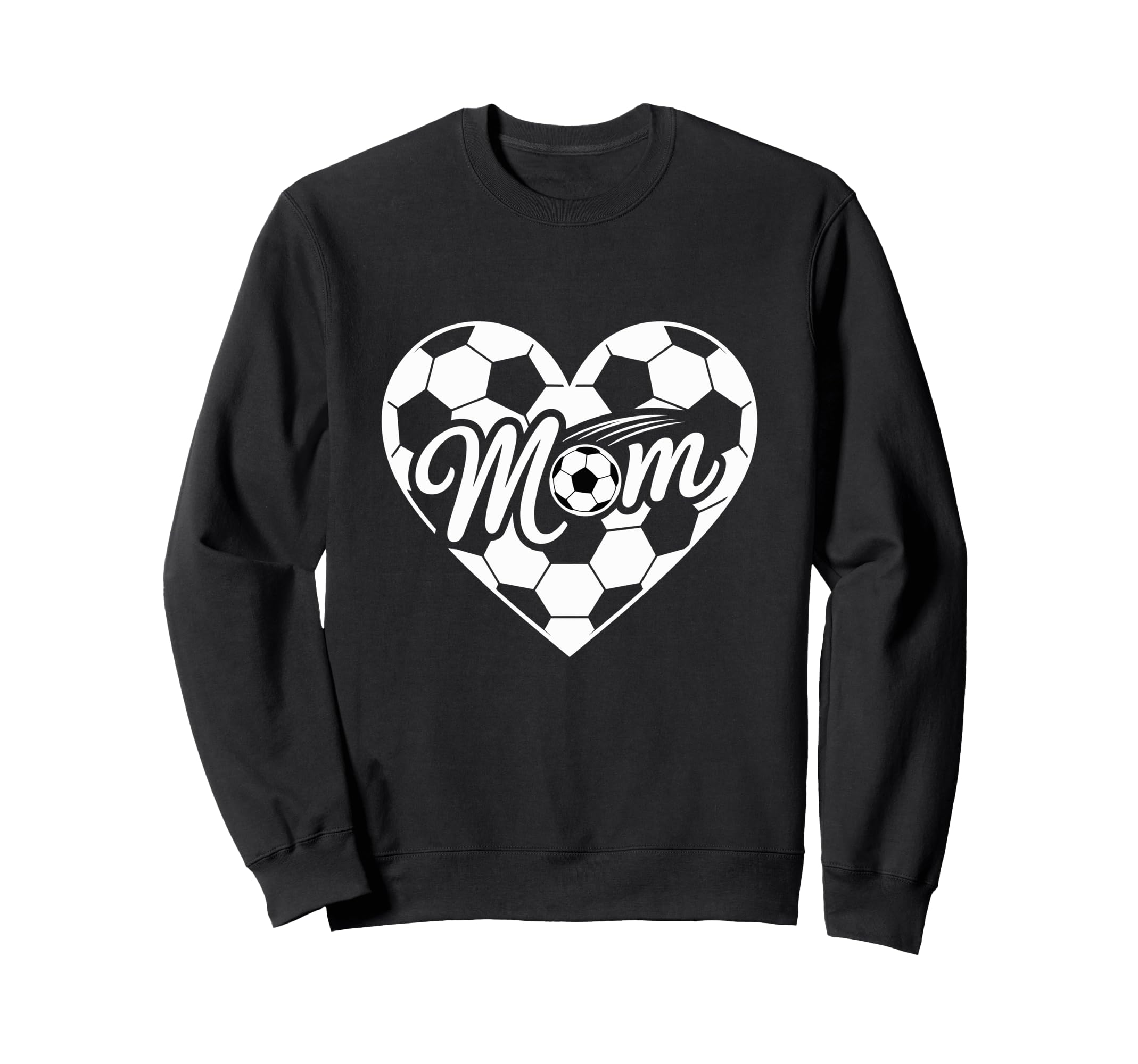 Game Day Team Sports Heart Mothers Sweatshirt - Minimalist Print Unisex