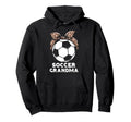 Soccer Grandma Soccer Lover Goalkeeper Hoodie - Unique Graphic for Adults