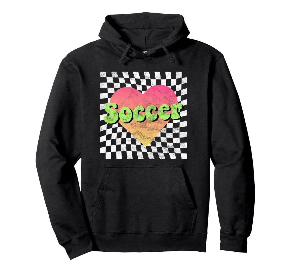 Soccer Lover Heart Hoodie - Custom Art Print Unisex