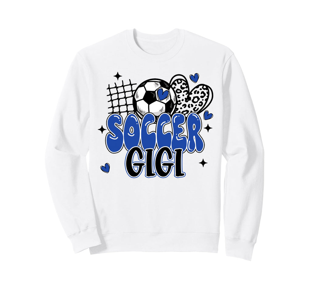 Soccer Gigi Leopard Funny Soccer Mama Sweatshirt - Novelty Apparel Unisex
