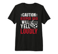 Mens Soccer Keeper Dad Will Yell T-Shirt - Unique Graphic for Adults