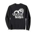 Soccer Nana Heart Grandma Nana Sweatshirt - Custom Art Print for Adults