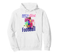 Just Who Loves Football Player Soccer Hoodie - Unique Graphic for Adults