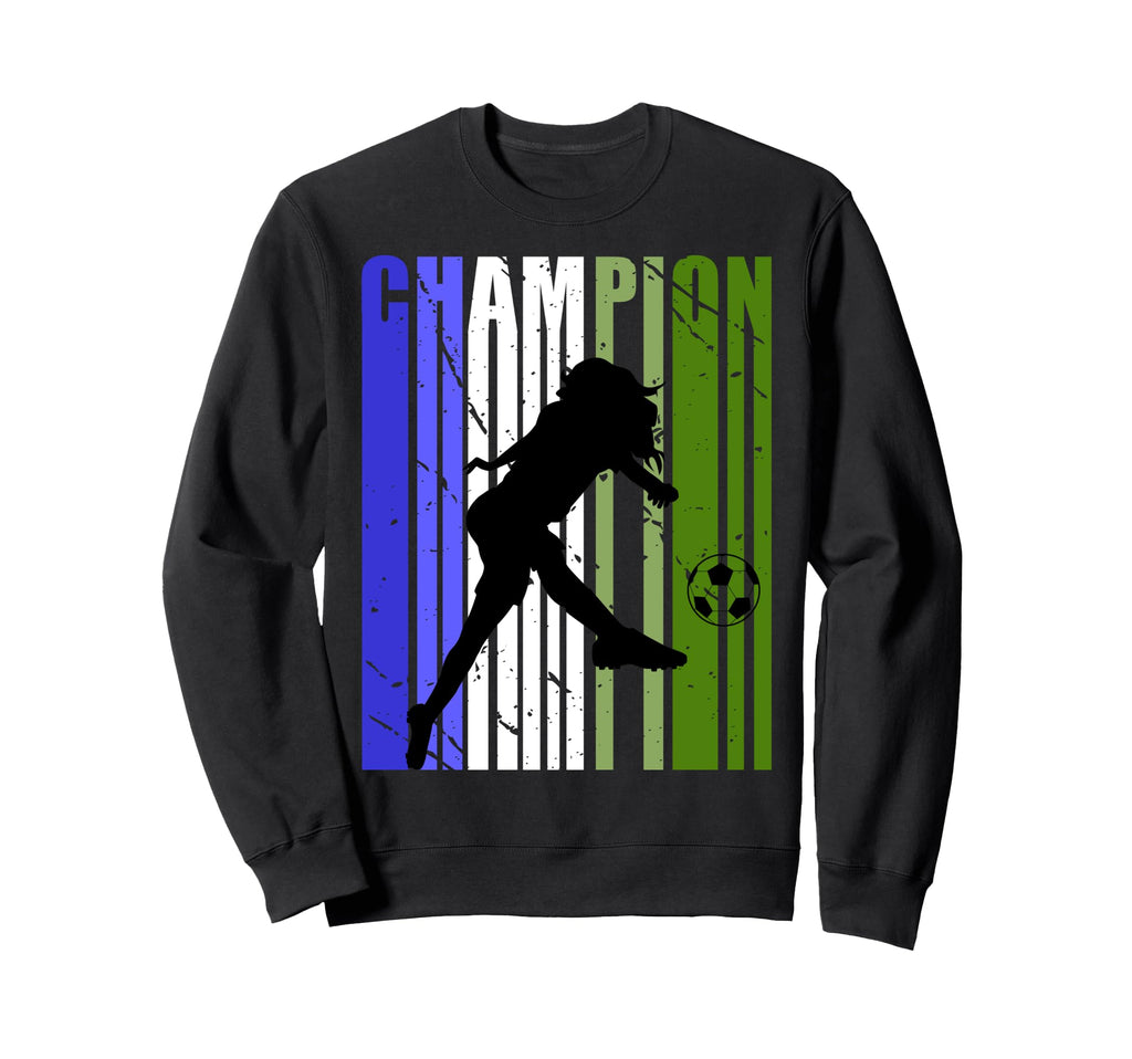 Motivational Soccer Football Sweatshirt - Minimalist Print Men Women