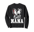 Ball Grandma Heart Baseball Soccer Sweatshirt - Trendy Graphic for Adults