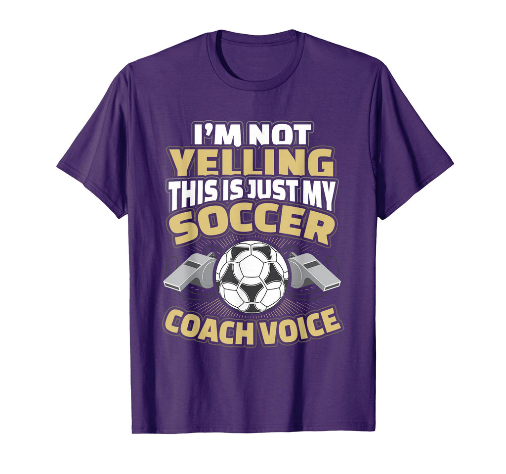 Im Not Yelling This Is My Soccer T-Shirt - Minimalist Print for Adults