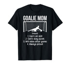 Soccer Goalkeeper Mom Definition Soccer T-Shirt - Streetwear Style Unisex