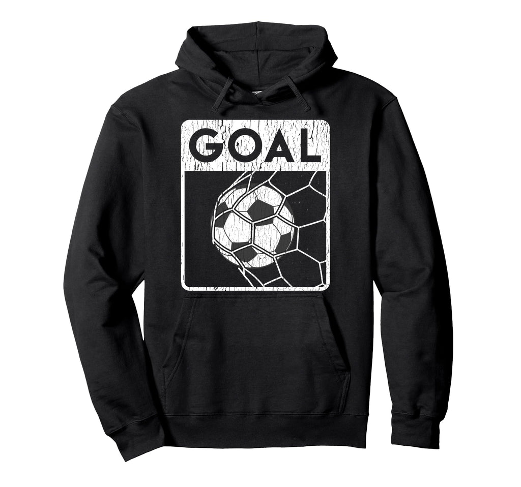 Soccer Ball Goal Funny Player Sports Hoodie - Fun Novelty Design Men Women