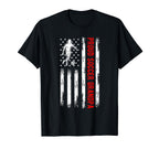 Proud Soccer Grandpa Usa Flag Family T-Shirt - Novelty Apparel for Adults
