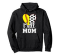 Ball Mom Soccer Softball Mom Hoodie - Casual Everyday Wear for Adults