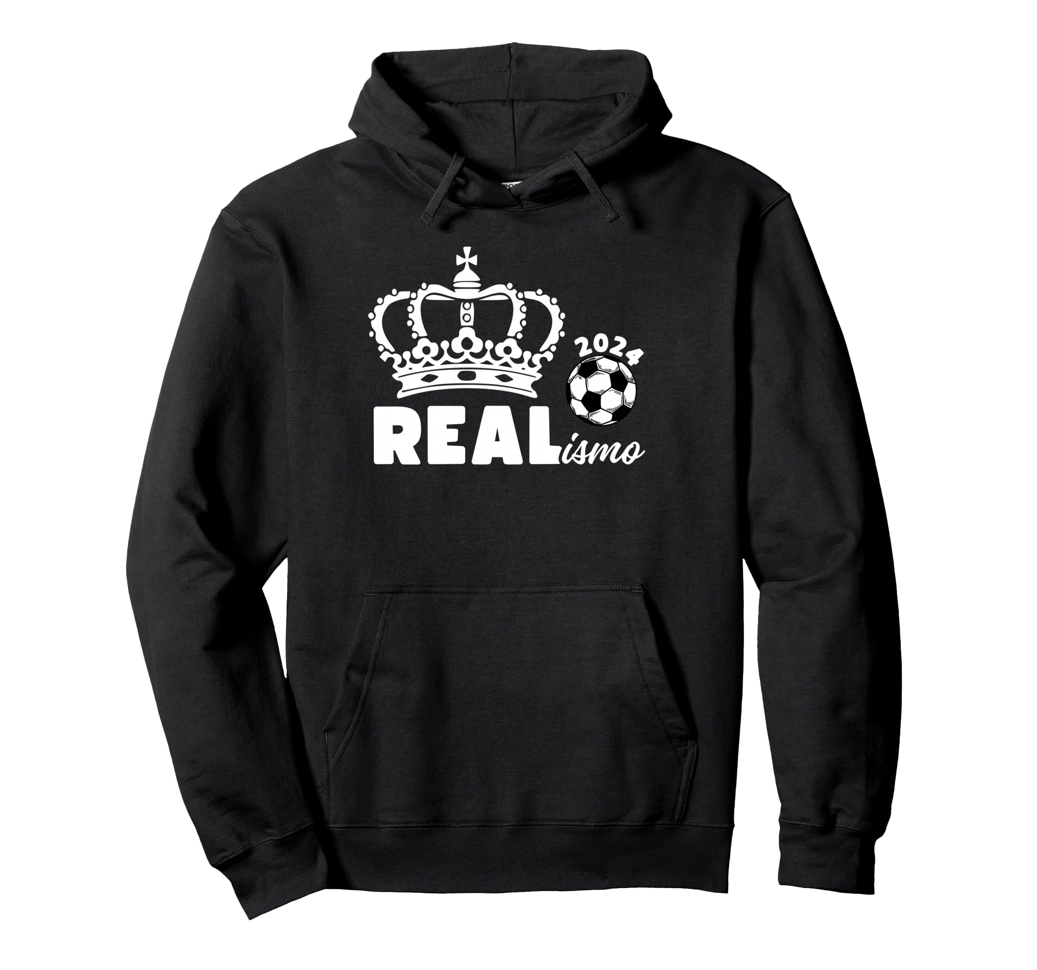 Realismo 2024 Champion Madrid Football L Hoodie - Graphic Print Men Women