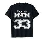 Proud Senior Soccer Mom Custom T-Shirt - Casual Everyday Wear Men Women