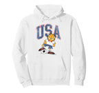 Garfield Soccer Usa Hoodie - Streetwear Style Unisex