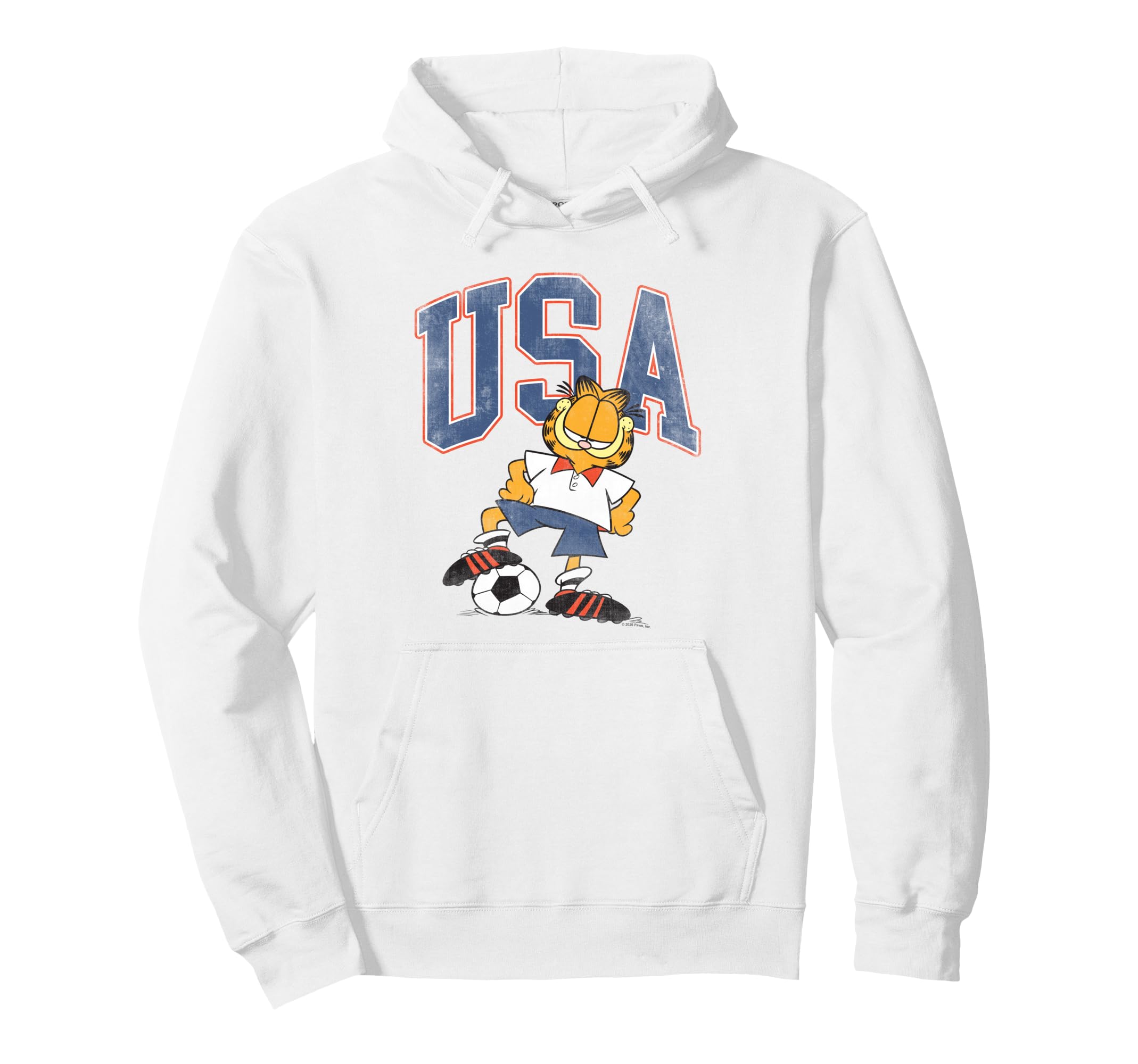Garfield Soccer Usa Hoodie - Streetwear Style Unisex