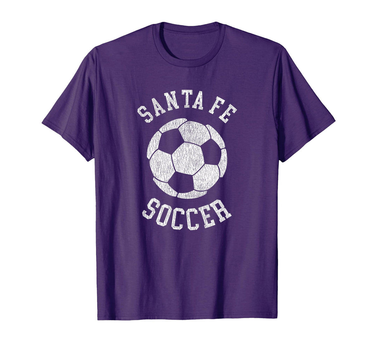 Santa Fe Soccer Distressed 90S T-Shirt - Streetwear Style Unisex