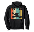 80S Ice Hockey Goalkeeper Hoodie - Novelty Apparel for Adults