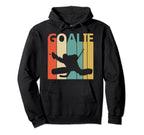 80S Ice Hockey Goalkeeper Hoodie - Novelty Apparel for Adults