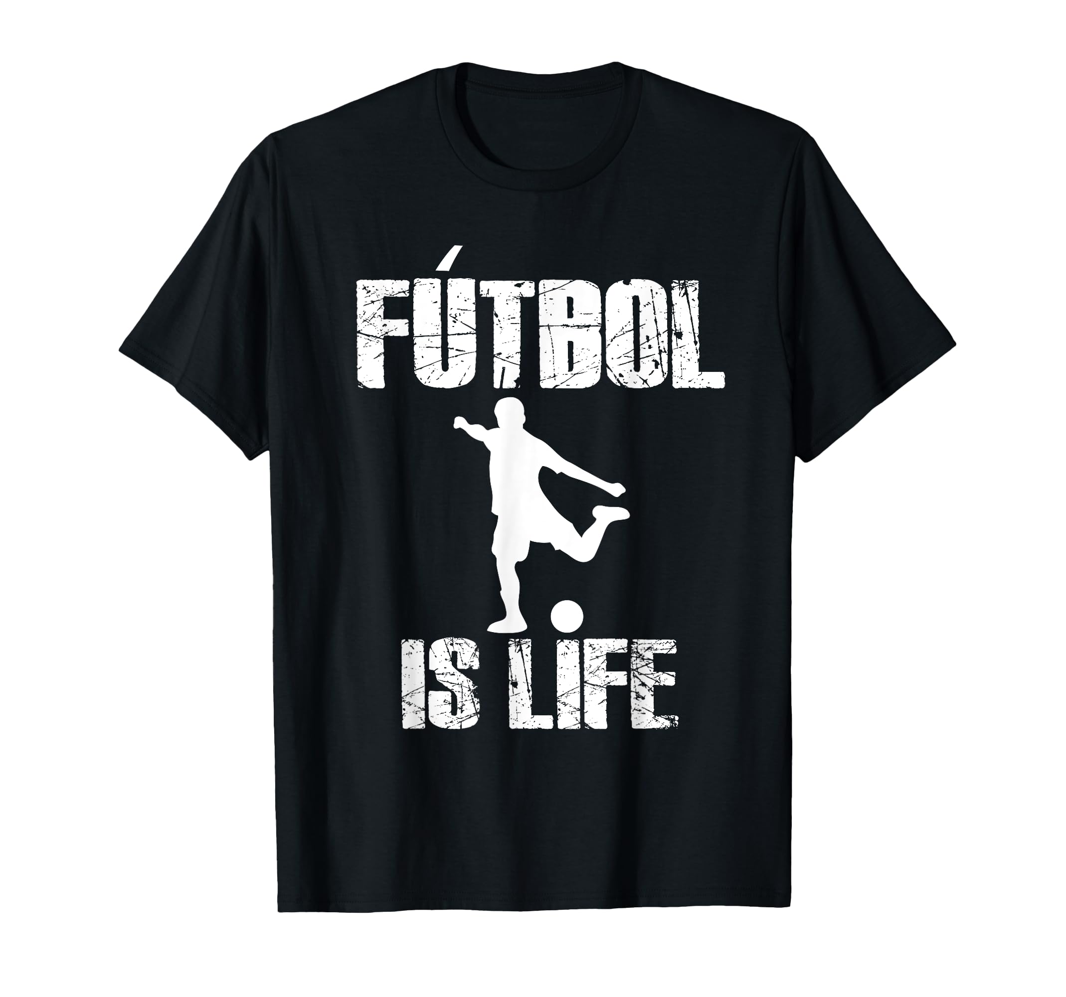 Funny Futbol Is Life Football Lover T-Shirt - Novelty Apparel Unisex