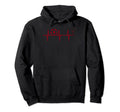 Soccer Player Soccer Wine Heartbeat Hoodie - Trendy Graphic Men Women