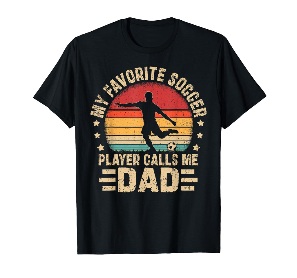 My Favorite Soccer Player Calls Me T-Shirt - Fun Novelty Design for Adults