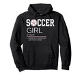 Soccer Definition Sports Game Day Hoodie - Casual Everyday Wear for Adults