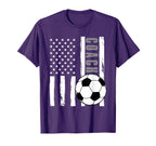 Usa Flag Soccer Coach Funny Soccer T-Shirt - Novelty Apparel Men Women