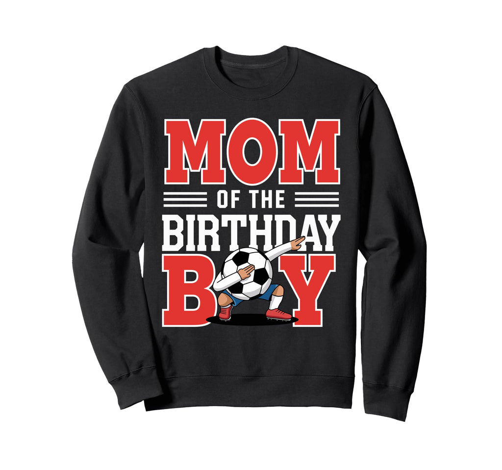 Mom Birthday Soccer Dab Mom Sweatshirt - Unique Graphic for Adults