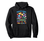 Todays Goal Keep Tiny Humans Alive Hoodie - Minimalist Print Unisex