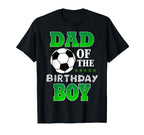 Dad Birthday Soccer Stars Outfit T-Shirt - Trendy Graphic for Adults