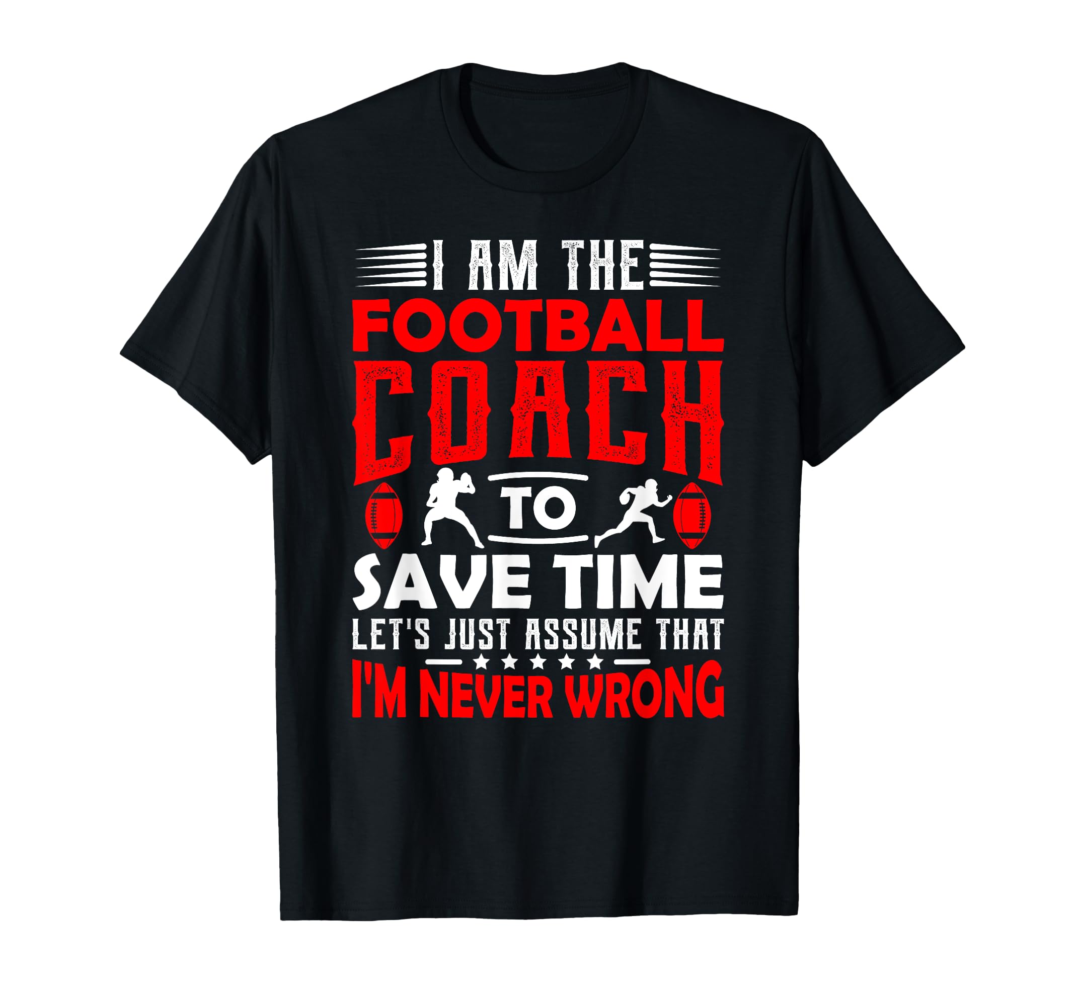 Football Coach Gifts Coaching Motivation T-Shirt - Graphic Print Men Women