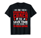 Football Coach Gifts Coaching T-Shirt - Fun Novelty Design Unisex