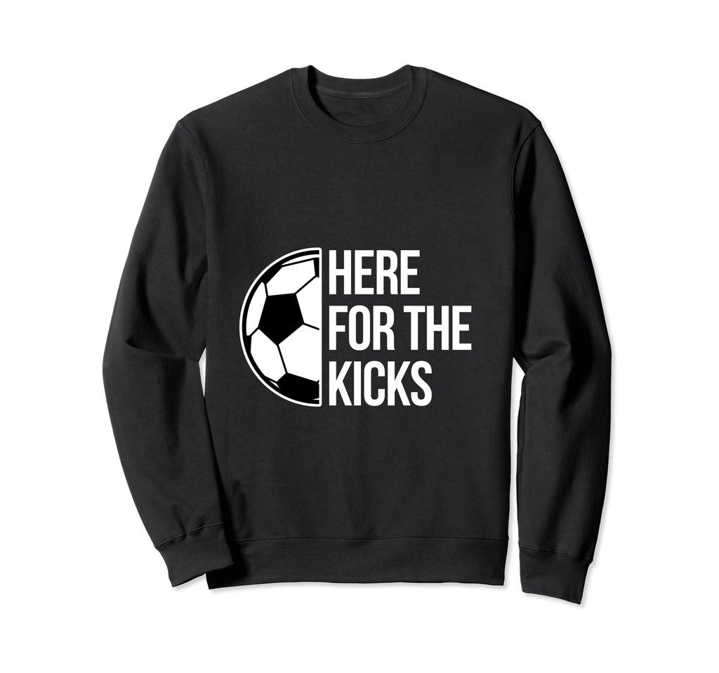 Kicks Soccer Football Goal Striker Sweatshirt - Novelty Apparel for Adults