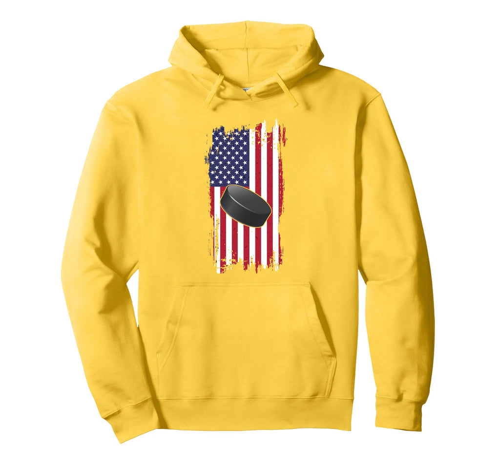 Patriotic Ice Hockey Snow Sports Goalkeepers Hoodie - Trendy Graphic Unisex