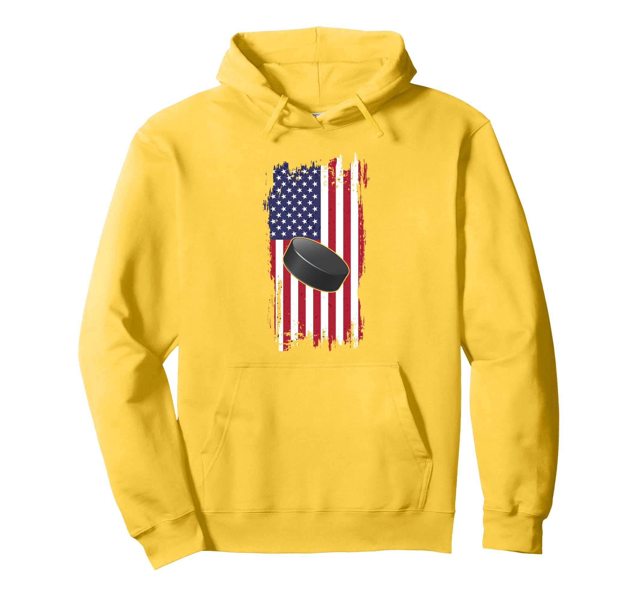 Patriotic Ice Hockey Snow Sports Goalkeepers Hoodie - Trendy Graphic Unisex