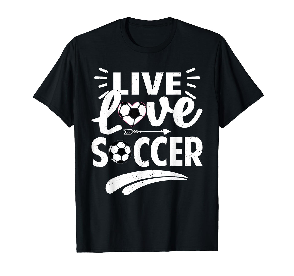 Love Live Soccer Inspirational T-Shirt - Custom Art Print for Adults