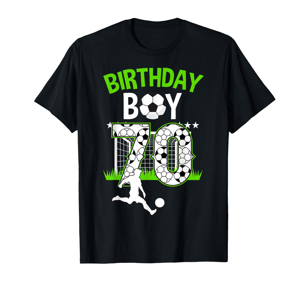 Birthday Soccer 70 Year Old Who Loves T-Shirt - Fun Novelty Design Unisex
