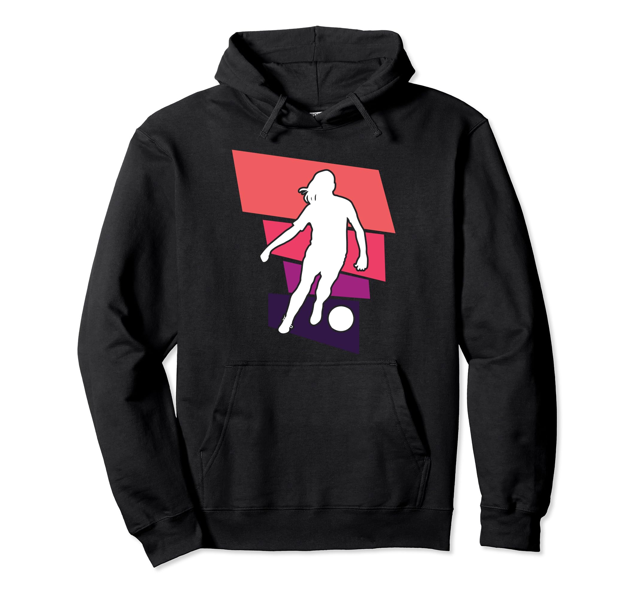 Soccer Team Outfit Players Fans Hoodie - Minimalist Print for Adults