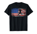Soccer 2026 Distressed Usa American Flag T-Shirt - Novelty Apparel Unisex