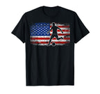 Soccer 2026 Distressed Usa American Flag T-Shirt - Novelty Apparel Unisex