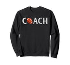 Football Coach Sweatshirt - Minimalist Print Unisex