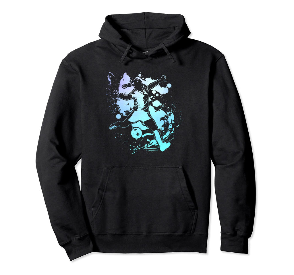 Pastel Soccer Player Hoodie - Graphic Print Unisex