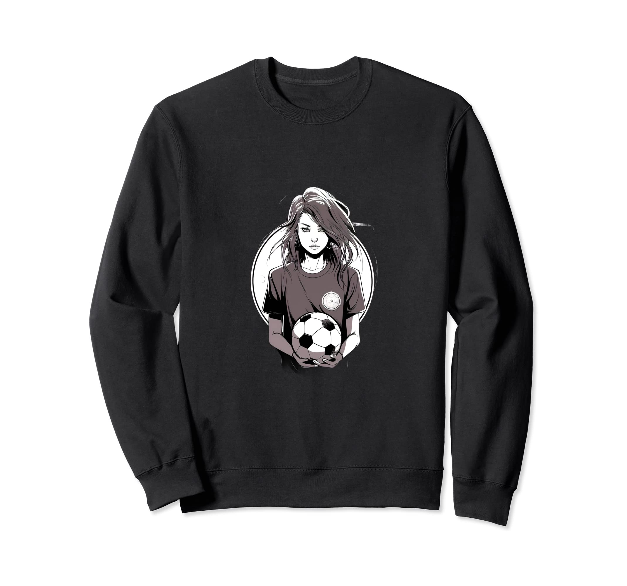 Soccer Soccer Ball Football Player Sweatshirt - Custom Art Print Unisex