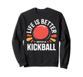 Love Kickball Player Soccer Sweatshirt - Trendy Graphic for Adults