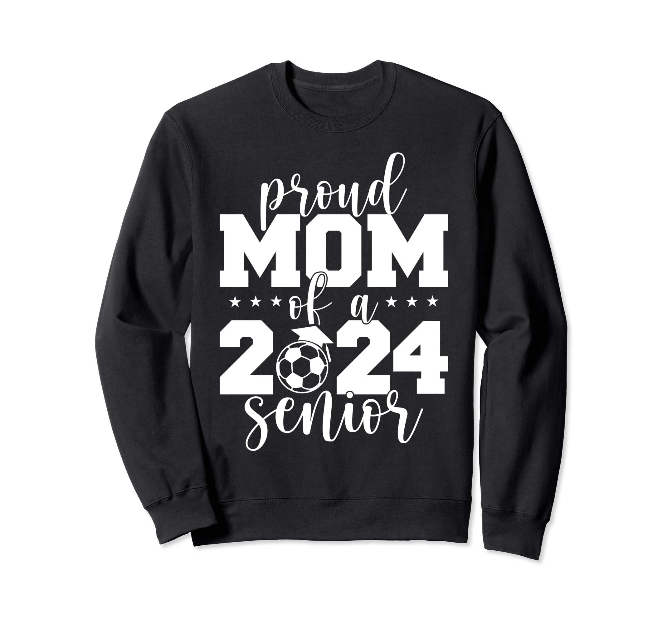 2024 Senior Proud Mom Senior Class Sweatshirt - Novelty Apparel Men Women
