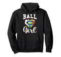 Ball Sports Heart Soccer Volleyball Hoodie - Minimalist Print Men Women
