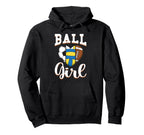 Ball Sports Heart Soccer Volleyball Hoodie - Minimalist Print Men Women