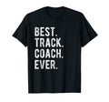 Best Track Coach Ever Funny Sports T-Shirt - Custom Art Print for Adults