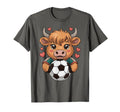 Kawaii Soccer Cow Just Who Loves Heifer T-Shirt - Trendy Graphic Unisex