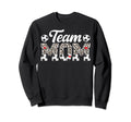 Team Mom Leopard Soccer Team Mom Sweatshirt - Minimalist Print Men Women