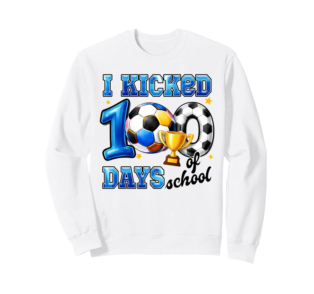 Soccer Player Game Day Vibes I Kicked Sweatshirt - Novelty Apparel Unisex